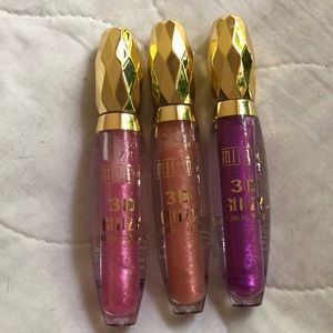 Milani 3D Glitzy Glamour Gloss Bundle